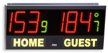 Volleyball scoreboard, Electronic scoreboard for volley, five-players football, table tennis